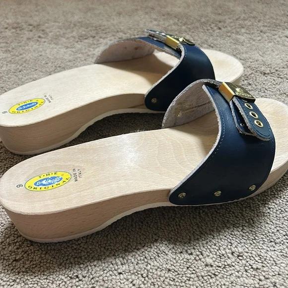 Dr Scholl’s wood slide sandals - Picture 4 of 13